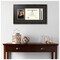 ArtToFrames 8.5x11 inch Diploma Frame with 5x7 Inch Image Opening and Tassel Opening - Framed with Black and Gold Mats, Comes with Regular Acrylic and Sawtooth Hanger for Wall Hanging (DIT-8.5x11)